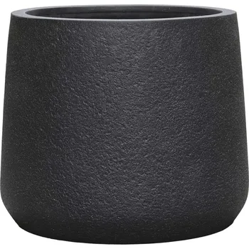 Květináč Patt Midnight Black S - Ø 42 cm / V 35 cm