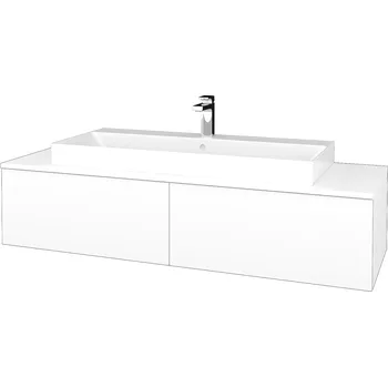 Koupelnový nábytek Dřevojas Koupelnová skříňka s umyvadlem MODULE SZZ12 140 (umyvadlo Glance)