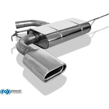 Tlumič výfuku Fox Sportauspuff koncový tlumič výfuku s koncovkou 160x80 Typ 53 pro Škoda Yeti 5L s motorem 1.2, 1.4 TSI, s pohonem předních kol SLEVA 2%