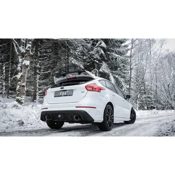 Tlumič výfuku Fox Sportauspuff koncový tlumič výfuku s koncovkou 1x114 Typ 25 černé na obou stranách pro Ford Focus III RS s motorem 2.3 SLEVA 2%