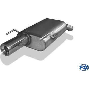 Tlumič výfuku Fox Sportauspuff koncový tlumič výfuku s koncovkou 1x90 Typ 13 pro Opel Vectra C s motorem 1.6, 1.8 SLEVA 2%