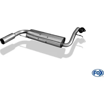 Tlumič výfuku Fox Sportauspuff koncový tlumič výfuku s koncovkou 1x90 Typ 10 pro Honda Civic III s motorem EC8/9 ED6/7/9 EE8/9 SLEVA 2%