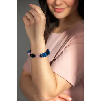 Náramek Dámský náramek HALLY Tmavě modrá