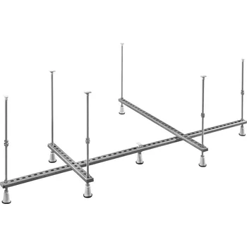 Polysan Nosná konstrukce pro asymetrickou vanu 160x100cm FR160100
