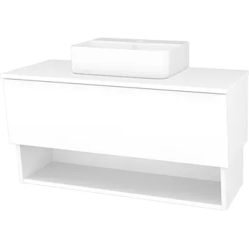 Koupelnový nábytek Dřevojas Koupelnová skříňka s umyvadlem INVENCE SZZO 100 (umyvadlo Joy 3)