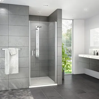 Sprchové dveře Roth LIMAYA LYE2+LZ Jednokřídlé sprchové dveře + set profilů LZ pro instalaci do niky 100 cm LYE2/1000_LZ