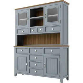 Komoda ARTEN (NANO Systems s.r.o.) Kredenc FLEUR-R1P (Šedá)