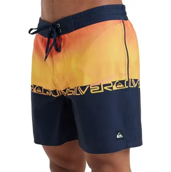 Pánské plavky koupací šortky Quiksilver Everyday Half Jam 16 - MKZ8/Fiery Coral Wordblock 34
