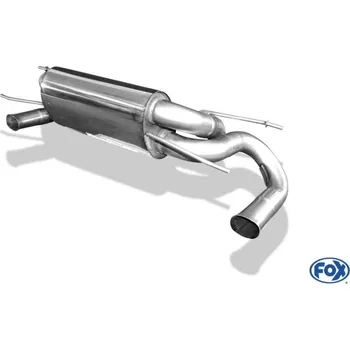 Tlumič výfuku Fox Sportauspuff koncový tlumič výfuku s koncovkou Endrohre nicht sichtbar pro Mercedes SLS s motorem 6.2 SLEVA 2%