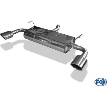 Tlumič výfuku Fox Sportauspuff koncový tlumič výfuku s koncovkou 115x85 Typ 32 na obou stranách pro Subaru Impreza GR 2009- s motorem 1.5, 2.0 SLEVA 2%
