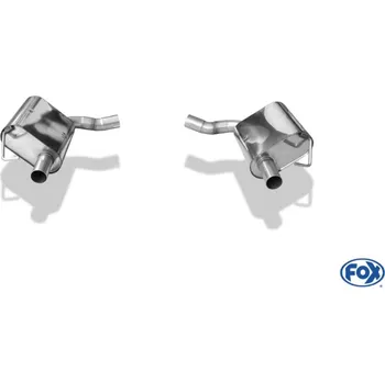 Tlumič výfuku Fox Sportauspuff koncový díl s napojením na orig. koncovky pro Mercedes třída E A238 2017- s motorem 2.0, 3.0 SLEVA 2%