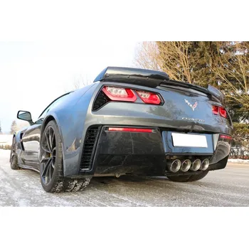 Tlumič výfuku Fox Sportauspuff koncový tlumič výfuku s vývodem uprostřed s koncovkou 4x100 Typ 25 uprostřed pro Corvette Z06 s motorem 6.2 SLEVA 2%