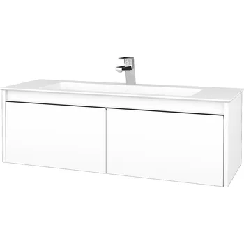 Koupelnový nábytek Dřevojas Koupelnová skříňka s umyvadlem BONO SZZ2 120 (umyvadlo Pura)