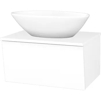 Koupelnový nábytek Dřevojas Koupelnová skříňka s umyvadlem INVENCE SZZ 65 (umyvadlo Triumph)