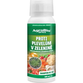 AgroBio Opava Sharpen 40 SC herbicid proti plevelům v zelenině, 500 ml