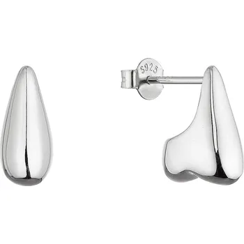 Náušnice Evolution Group Stříbrné náušnice kapka 61084