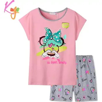 Dívčí pyžamo Dívčí letní pyžamo Kugo WP0918, růžové