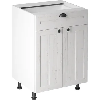 Kuchyňská skříňka Kuchyňská dolní skřínka PROWANSJA D60S1, Bílá/Borovice Andersen