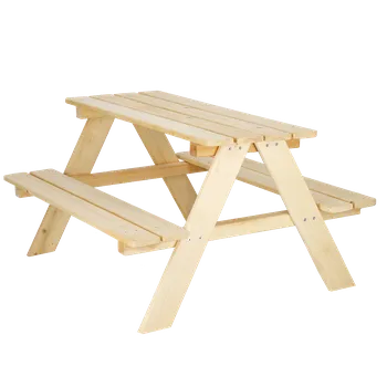 Zahradní lavice Dřevěná dětská lavička se stolem