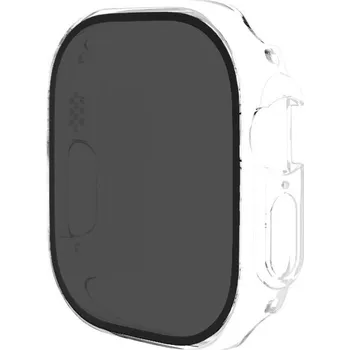 Pouzdro na mobilní telefon Pouzdro s tvrzeným Anti-Spy sklem pro Apple Watch Ultra 49mm - čiré