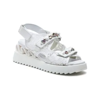 Dámské sandále Sandály Le Silla Yui 6657Q040ZGPPLAC Bílá 35