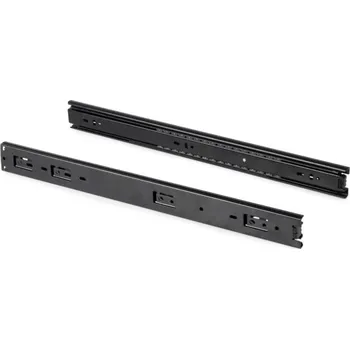 Nábytkové kování Ložiskový plnovýsuv 350mm, černý