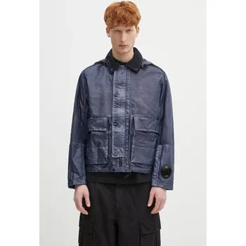 Pánská větrovka Bunda C.P. Company pánská, tmavomodrá barva, přechodná, 18CMOW224A110318G, XXL, 59X