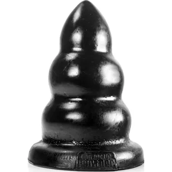 Anální kolík Domestic Partner Butt Buster, černý anální kolík 19 x 6,5–10 cm