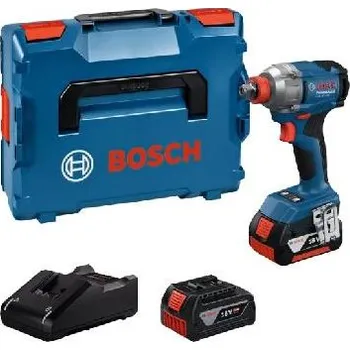 Bosch Nářadí - 18V AKU rázový utahovák, 2x aku 4,0 Ah GBA, nabíječka 06019N2102