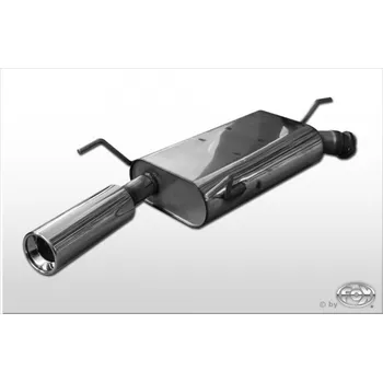 Tlumič výfuku Fox Sportauspuff koncový tlumič výfuku s koncovkou 1x90 Typ 13 pro Opel Vectra B s motorem 1.6, 1.7 D, 1.8, 2.0, 2.0 DI/DTI 16V, 2.2, 2.2 DTi, 2.5, 2.5 i500 SLEVA 2%