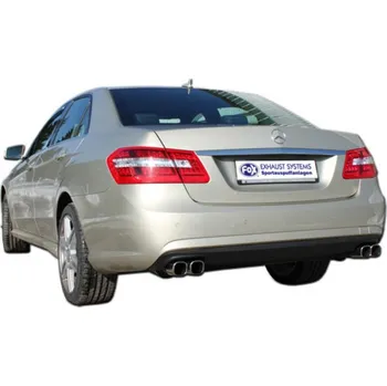 Tlumič výfuku Fox Sportauspuff koncový tlumič výfuku s koncovkou 2x78x75 Typ 71 na obou stranách pro Mercedes třída E W212 2009- s motorem 3.0 CDI, 3.5, 5.5 SLEVA 2%