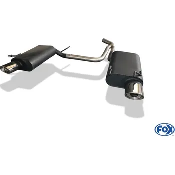 Tlumič výfuku Fox Sportauspuff koncový tlumič výfuku s koncovkou 115x85 Typ 33 na obou stranách pro Lexus RX XU1 s motorem 3.0 SLEVA 2%