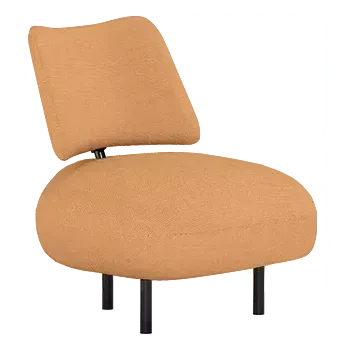 Sedací souprava BOLERO, konferenční křeslo, látka oranžová