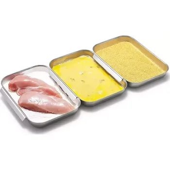 Misky na obalování z ušlechtilé oceli KÜCHENPROFI, 3ks