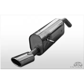 Tlumič výfuku Fox Sportauspuff koncový tlumič výfuku s koncovkou 115x85 Typ 32 pro Peugeot 207 2007- s motorem 1.0, 1.2, 1.4, 1.4 HDi, 1.6, 1.6 HDi SLEVA 2%