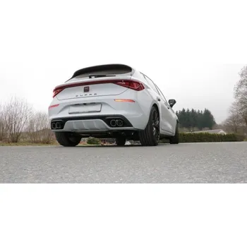 Tlumič výfuku Fox Sportauspuff koncový tlumič výfuku s koncovkou 2x80 Typ 25 na obou stranách pro Cupra Leon KL s motorem 2.0, 4x2 SLEVA 2%