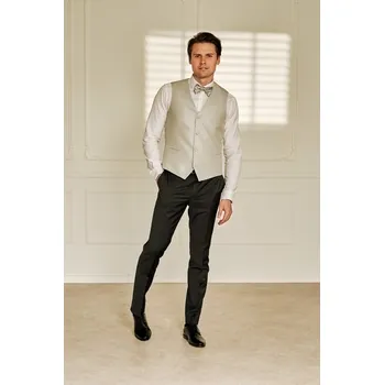 Pánská vesta Pánská vesta Barva: Světle šedá, Velikost: 26, Střih: REGULAR FIT