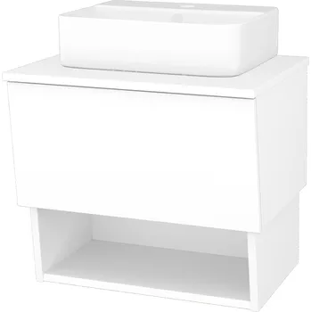 Koupelnový nábytek Dřevojas Koupelnová skříňka s umyvadlem INVENCE SZZO 65 (umyvadlo Joy 3)