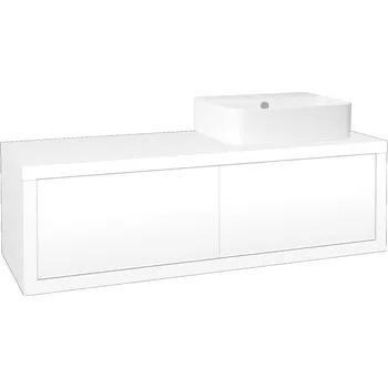 Koupelnový nábytek Dřevojas Koupelnová skříňka s umyvadlem - pravá - STORM SZZ2 120 (umyvadlo Joy 3)