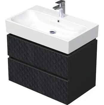 Koupelnový nábytek Intedoor Storm 3D, koupelnová skříňka s umyvadlem - STORM 3D 75 2Z U129 STORM 3D 75 2Z U129
