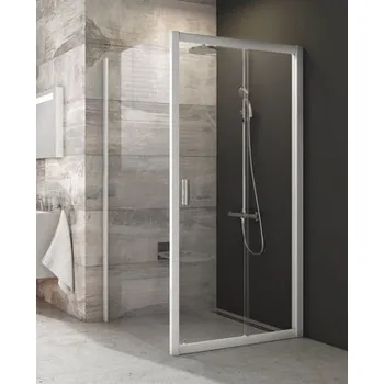 Ravak Blix BLDP2+BLPS sprchový kout obdélníkový 120x90 cm Profil: Bílá, Sklo: Hladké čiré