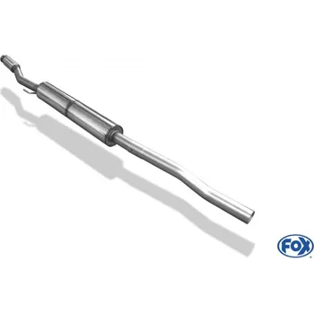 Tlumič výfuku Fox Sportauspuff přední díl výfuku s tlumičem pro Mini Clubman R55 2007- s motorem 1.6, průřez trubky 45 mm SLEVA 2%