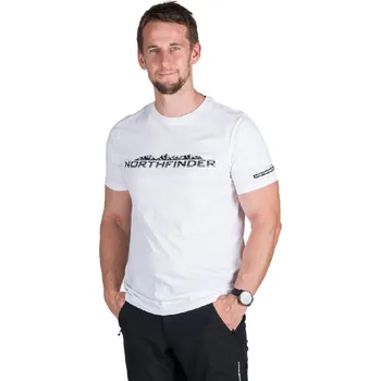 Pánské tričko Triko Northfinder Ferdinand Barva: Bílá, Velikost: 2XL, Pohlaví: Pánské