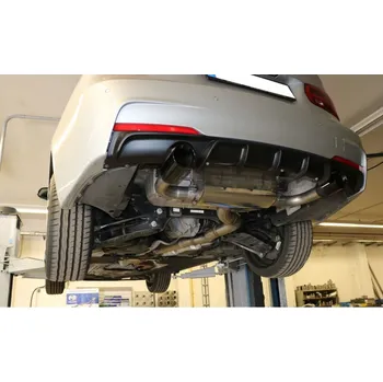 Tlumič výfuku Fox Sportauspuff koncový tlumič výfuku s koncovkou 1x90 typ 15 na obou stranách pro BMW řada 3 F30, F31 SLEVA 2%