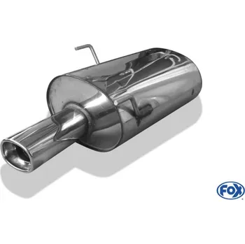 Tlumič výfuku Fox Sportauspuff koncový tlumič výfuku s koncovkou 93x79 Typ 71 pro Peugeot 406 s motorem 3.0 24V, 3.0 V6 SLEVA 2%