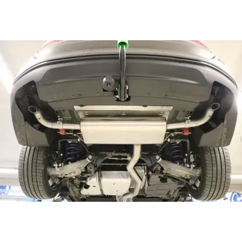 Tlumič výfuku Fox Sportauspuff koncový tlumič výfuku s koncovkou vyvedeno do OEM koncovek pro Ford Mondeo V s motorem 1.5 SLEVA 2%