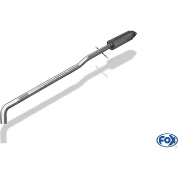 Přední díl výfuku Fox Sportauspuff přední díl výfuku s tlumičem pro Mini Cooper Cabrio R52 s motorem 1.3, 1.6 SLEVA 2%