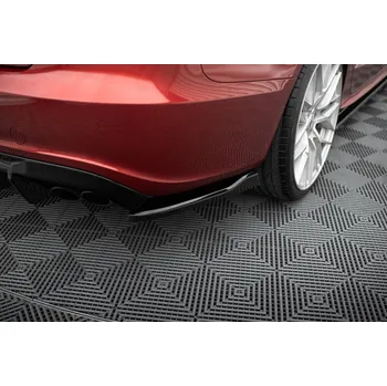 PC tuning Maxton Design boční difuzory pod zadní nárazník pro Audi A5 8T, černý lesklý plast ABS, S-line Sportback