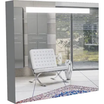 Koupelnový nábytek Intedoor R ZS, zrcadlová skříňka, 100x75 cm - R ZS 100 LED