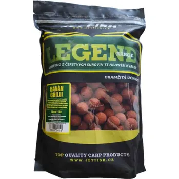 Boilies JF Legend Range boilie 1kg - 20mm Banán / Chilli